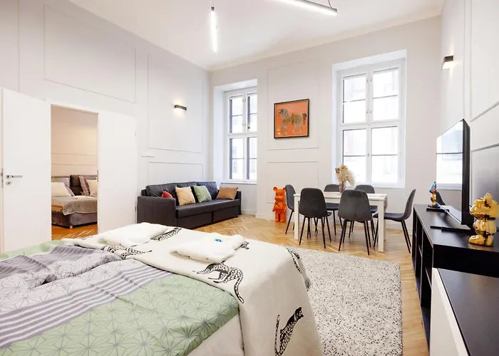 W - - Stylish Design - Sleeps 6 Apartmán Budapešť